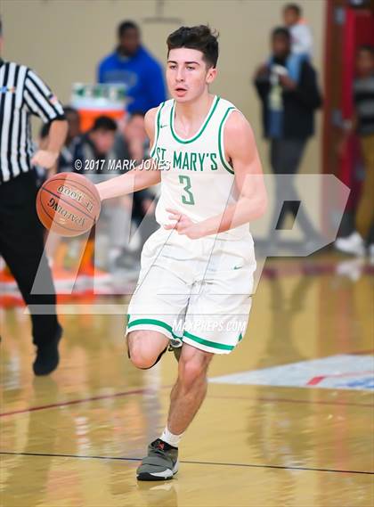 Thumbnail 3 in Rolling Hills Prep vs. St. Mary's (Hoophall West) photogallery.