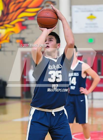 Thumbnail 2 in Rolling Hills Prep vs. St. Mary's (Hoophall West) photogallery.