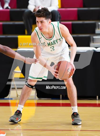 Thumbnail 3 in Rolling Hills Prep vs. St. Mary's (Hoophall West) photogallery.