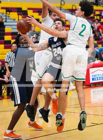 Thumbnail 3 in Rolling Hills Prep vs. St. Mary's (Hoophall West) photogallery.