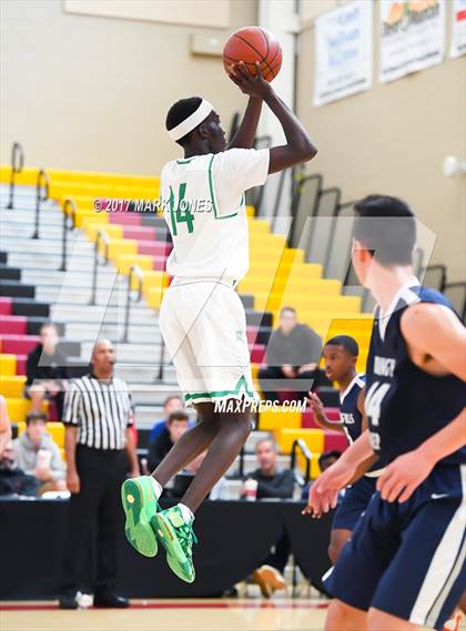 Thumbnail 1 in Rolling Hills Prep vs. St. Mary's (Hoophall West) photogallery.