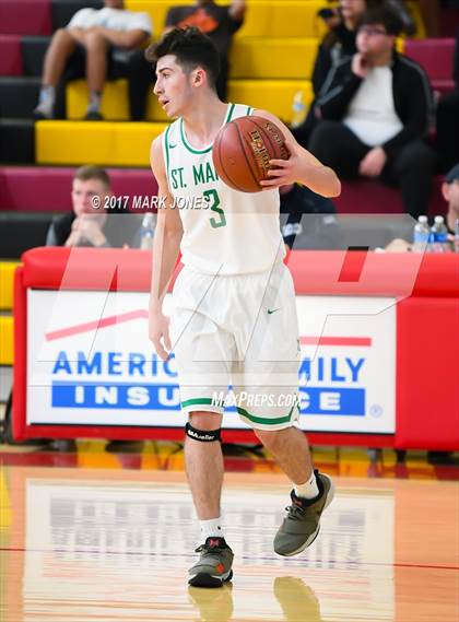 Thumbnail 1 in Rolling Hills Prep vs. St. Mary's (Hoophall West) photogallery.