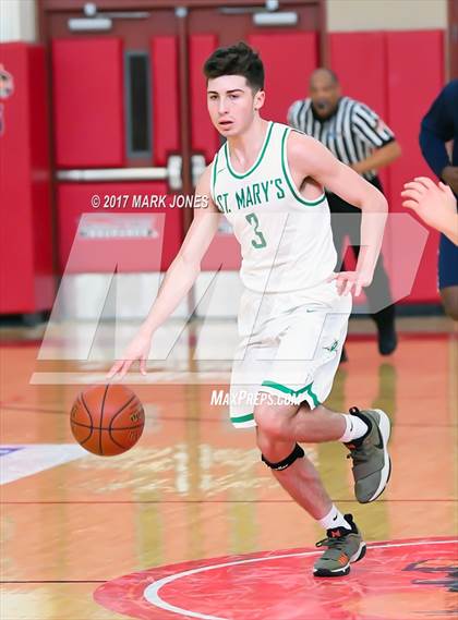 Thumbnail 1 in Rolling Hills Prep vs. St. Mary's (Hoophall West) photogallery.