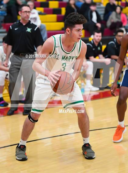 Thumbnail 1 in Rolling Hills Prep vs. St. Mary's (Hoophall West) photogallery.