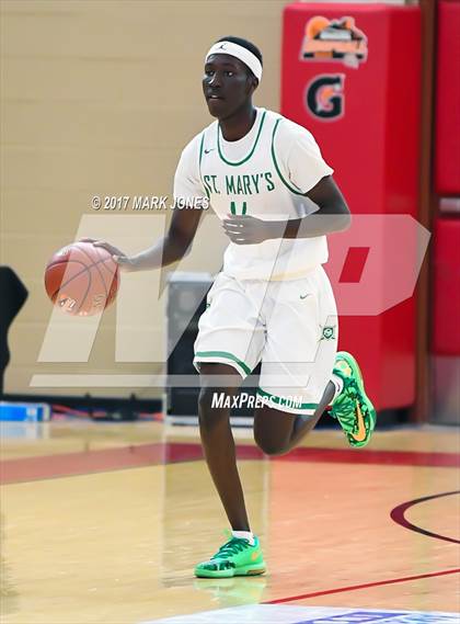 Thumbnail 3 in Rolling Hills Prep vs. St. Mary's (Hoophall West) photogallery.
