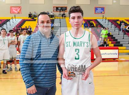 Thumbnail 1 in Rolling Hills Prep vs. St. Mary's (Hoophall West) photogallery.
