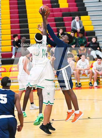 Thumbnail 3 in Rolling Hills Prep vs. St. Mary's (Hoophall West) photogallery.
