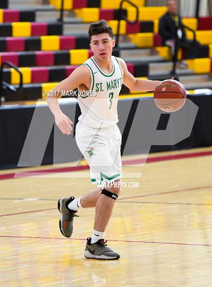 Thumbnail 2 in Rolling Hills Prep vs. St. Mary's (Hoophall West) photogallery.