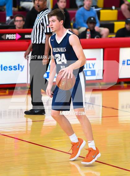 Thumbnail 1 in Rolling Hills Prep vs. St. Mary's (Hoophall West) photogallery.