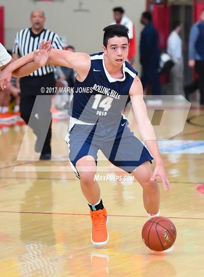 Thumbnail 2 in Rolling Hills Prep vs. St. Mary's (Hoophall West) photogallery.