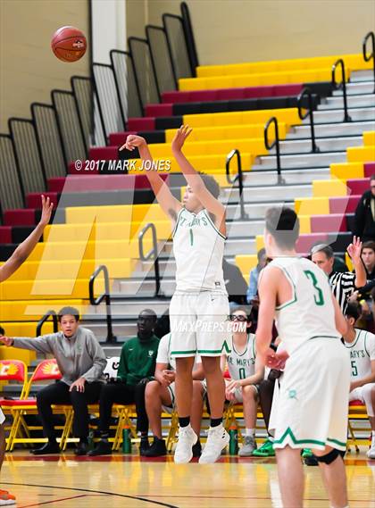 Thumbnail 3 in Rolling Hills Prep vs. St. Mary's (Hoophall West) photogallery.