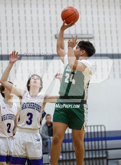 Thumbnail 1 in Santo vs Weatherford (Shottenkirk Basketball Classic) photogallery.