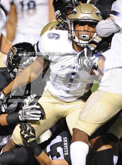 Thumbnail 2 in Servite vs. St. John Bosco photogallery.