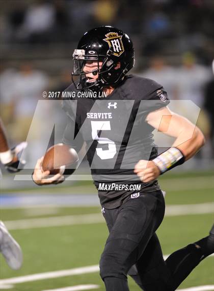 Thumbnail 1 in Servite vs. St. John Bosco photogallery.