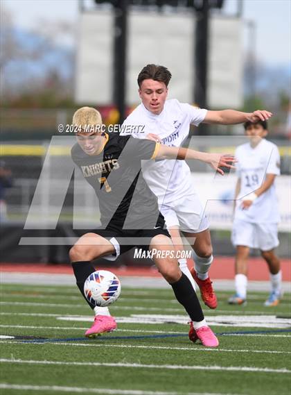 Thumbnail 3 in Newport Harbor vs. Foothill (CIF-SS Division 2 Final) photogallery.