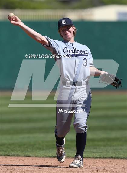 Thumbnail 2 in Sacred Heart Cathedral Preparatory vs. Carlmont (The Boras Classic) photogallery.