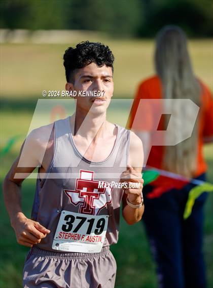 Thumbnail 1 in UIL 2A Boys Cross Country District 23 Meet photogallery.