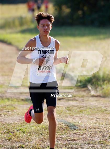 Thumbnail 3 in UIL 2A Boys Cross Country District 23 Meet photogallery.