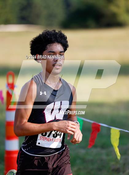 Thumbnail 1 in UIL 2A Boys Cross Country District 23 Meet photogallery.