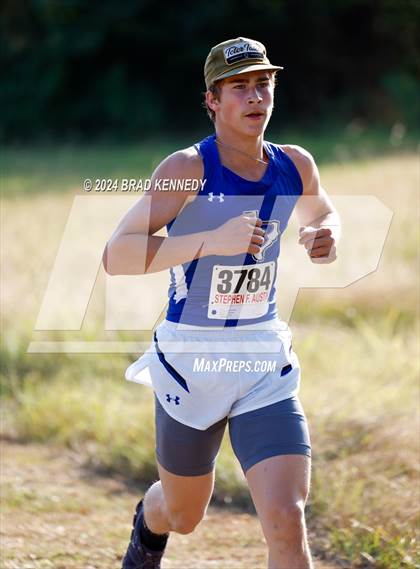 Thumbnail 1 in UIL 2A Boys Cross Country District 23 Meet photogallery.