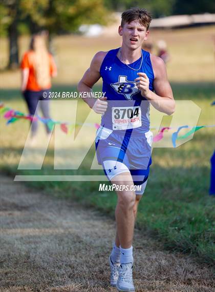 Thumbnail 1 in UIL 2A Boys Cross Country District 23 Meet photogallery.