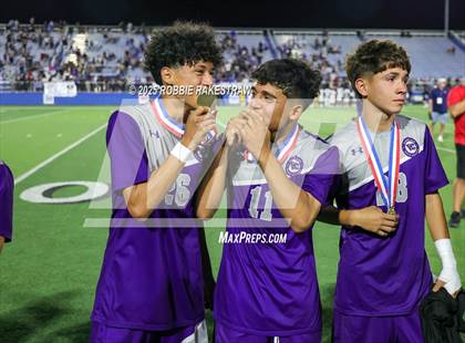 Thumbnail 2 in Alief Elsik vs. Klein Cain (UIL 6A Soccer Division I Final Medal Ceremony) photogallery.