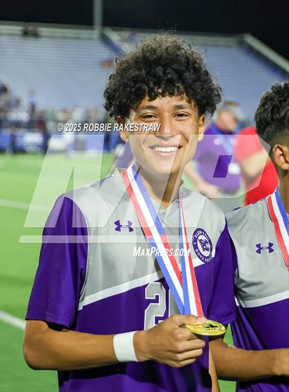 Thumbnail 2 in Alief Elsik vs. Klein Cain (UIL 6A Soccer Division I Final Medal Ceremony) photogallery.