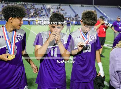 Thumbnail 1 in Alief Elsik vs. Klein Cain (UIL 6A Soccer Division I Final Medal Ceremony) photogallery.