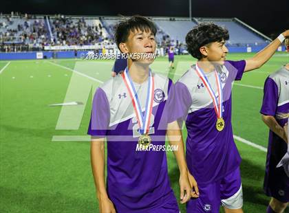 Thumbnail 1 in Alief Elsik vs. Klein Cain (UIL 6A Soccer Division I Final Medal Ceremony) photogallery.