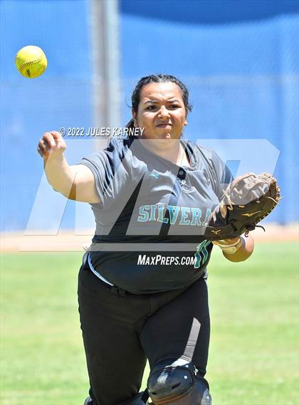 Thumbnail 2 in Bishop Gorman vs Silverado (NIAA 4A State Final) photogallery.