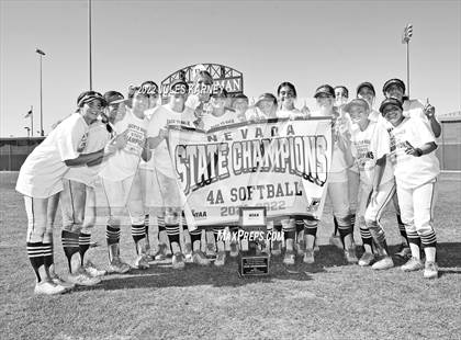 Thumbnail 3 in Bishop Gorman vs Silverado (NIAA 4A State Final) photogallery.