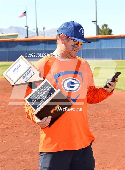 Thumbnail 3 in Bishop Gorman vs Silverado (NIAA 4A State Final) photogallery.