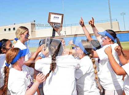 Thumbnail 1 in Bishop Gorman vs Silverado (NIAA 4A State Final) photogallery.