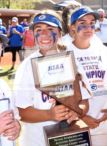 Thumbnail 3 in Bishop Gorman vs Silverado (NIAA 4A State Final) photogallery.