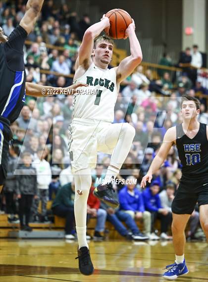 Thumbnail 1 in Westfield vs Hamilton Southeastern (IHSAA 4A Sectional Semifinal Playoff) photogallery.