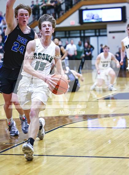 Thumbnail 2 in Westfield vs Hamilton Southeastern (IHSAA 4A Sectional Semifinal Playoff) photogallery.