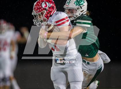 Thumbnail 2 in Jourdanton vs Marion (UIL football playoff 3A D1 Bi-district) photogallery.
