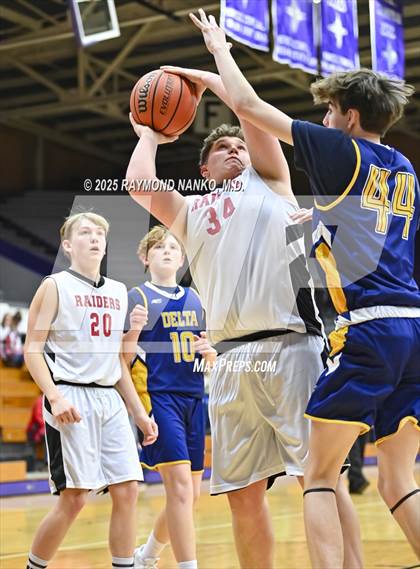 Thumbnail 2 in Wapahani vs Delta (City Tournament) photogallery.