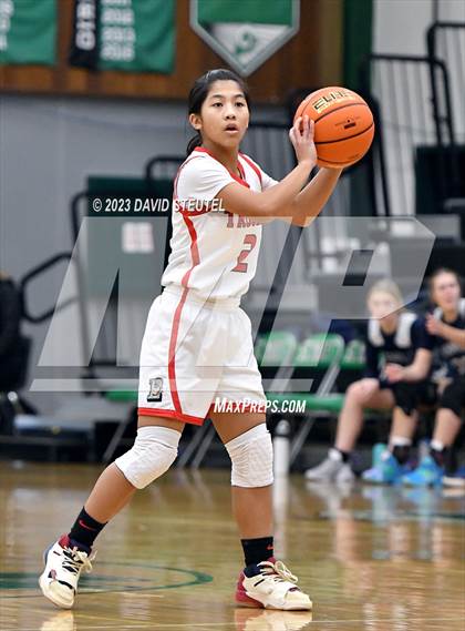 Thumbnail 3 in Wilsonville vs. Lincoln (St. Mary's Stockton MLK Showcase) photogallery.