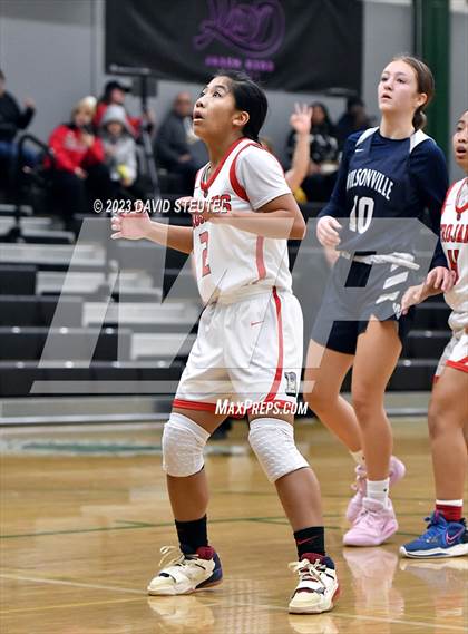 Thumbnail 2 in Wilsonville vs. Lincoln (St. Mary's Stockton MLK Showcase) photogallery.