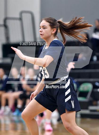 Thumbnail 3 in Wilsonville vs. Lincoln (St. Mary's Stockton MLK Showcase) photogallery.