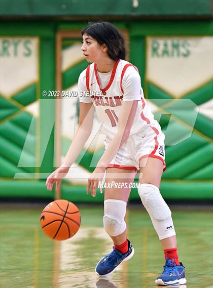 Thumbnail 2 in Wilsonville vs. Lincoln (St. Mary's Stockton MLK Showcase) photogallery.