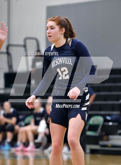 Thumbnail 1 in Wilsonville vs. Lincoln (St. Mary's Stockton MLK Showcase) photogallery.