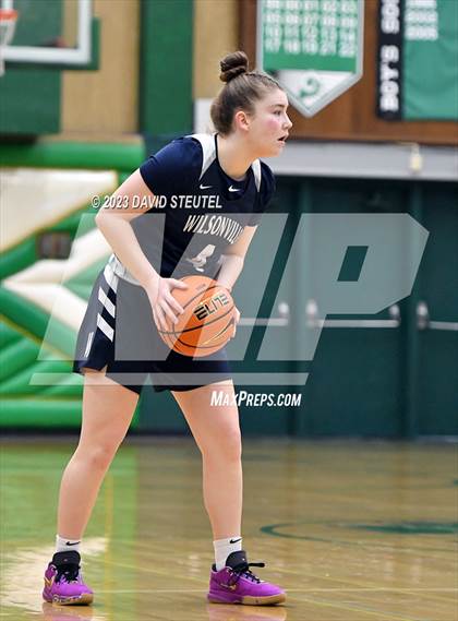Thumbnail 2 in Wilsonville vs. Lincoln (St. Mary's Stockton MLK Showcase) photogallery.