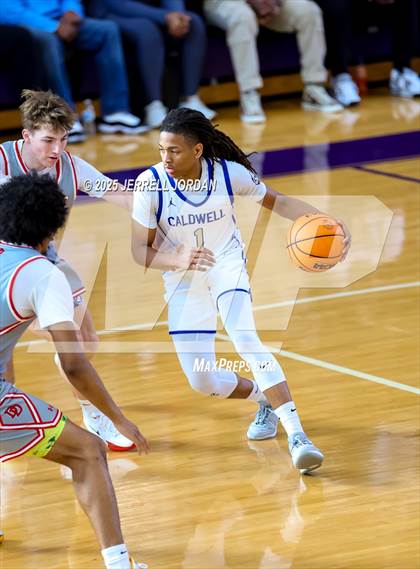 Thumbnail 3 in Caldwell Academy vs Davidson Day (John Wall Holiday Invitational) photogallery.
