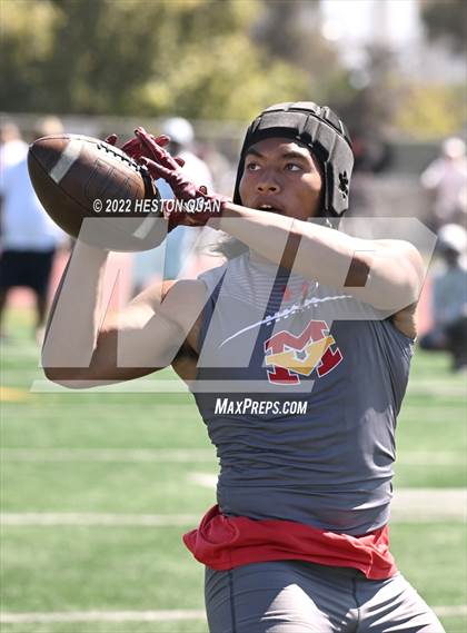 Thumbnail 2 in St. John Bosco vs. Mission Viejo (Battle At The Beach) photogallery.