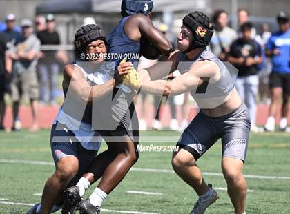Thumbnail 3 in St. John Bosco vs. Mission Viejo (Battle At The Beach) photogallery.