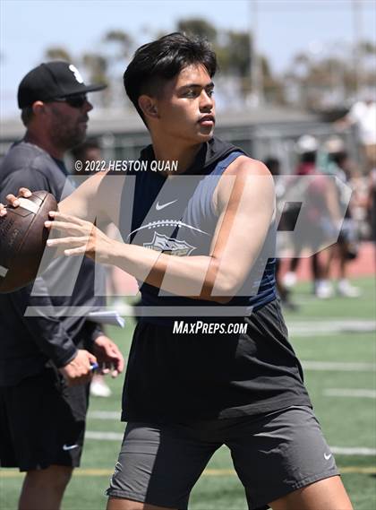 Thumbnail 1 in St. John Bosco vs. Mission Viejo (Battle At The Beach) photogallery.