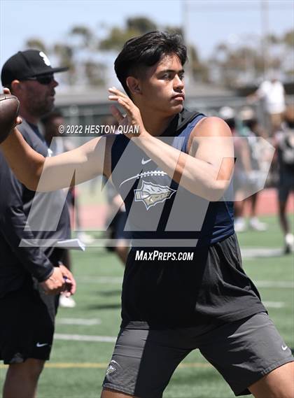 Thumbnail 2 in St. John Bosco vs. Mission Viejo (Battle At The Beach) photogallery.