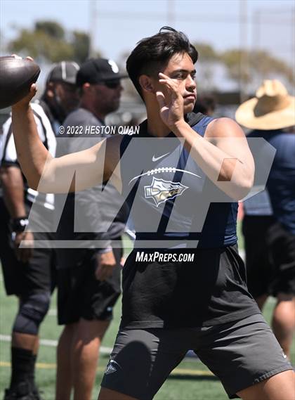 Thumbnail 2 in St. John Bosco vs. Mission Viejo (Battle At The Beach) photogallery.